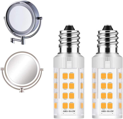2pack led makeup mirror - mirror, bulb