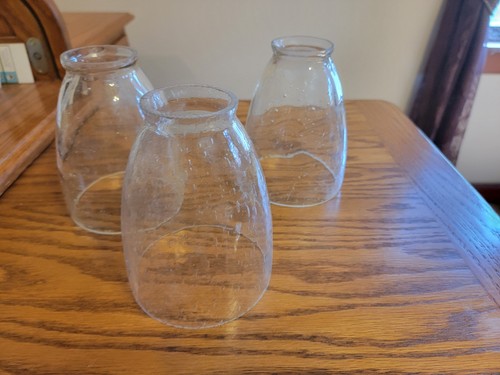 Clear seeded glass globes - clear,